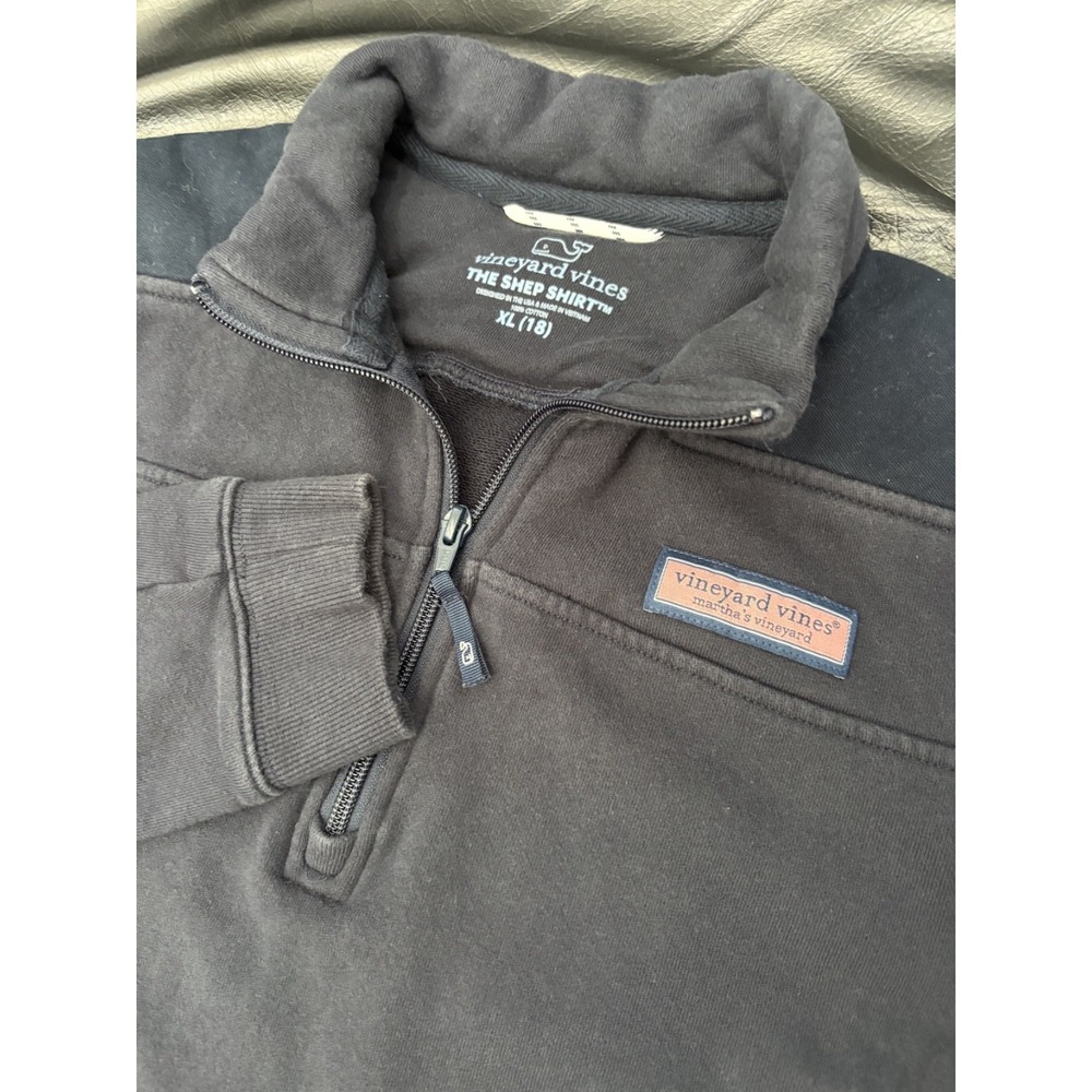 Vineyard Vines Pullover Womens XL /18  The Shep Shirt Quarter Zip Blue